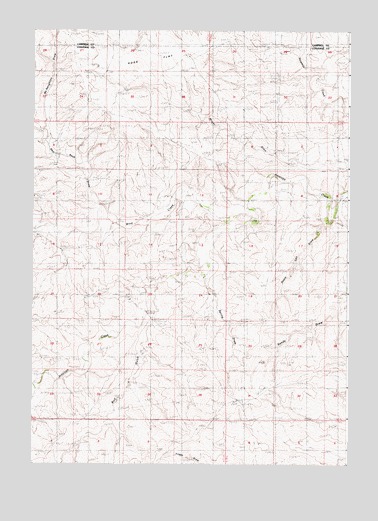 Ross Flat, WY USGS Topographic Map