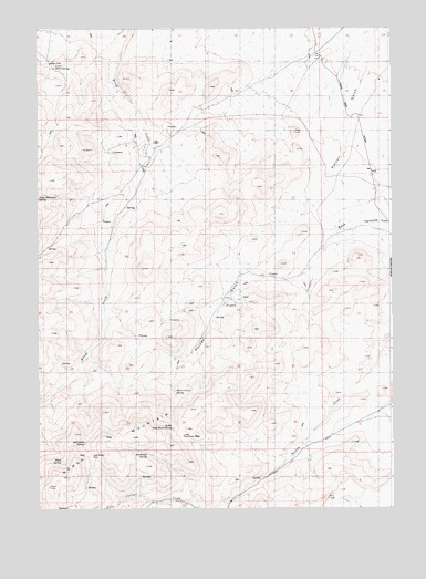 Rough Mountain, ID USGS Topographic Map