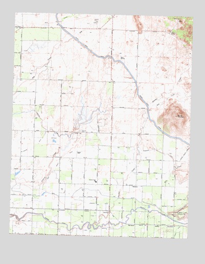 Round Mountain, CA USGS Topographic Map