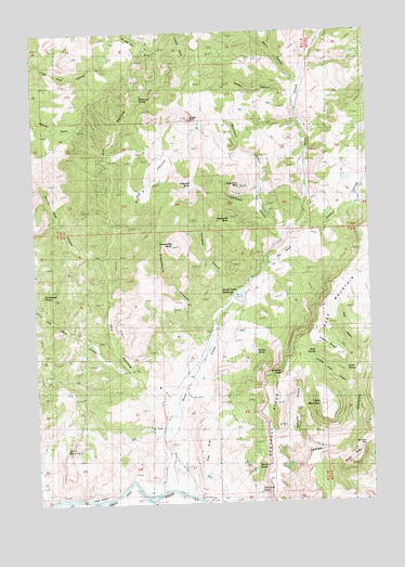 Rowe Creek, OR USGS Topographic Map