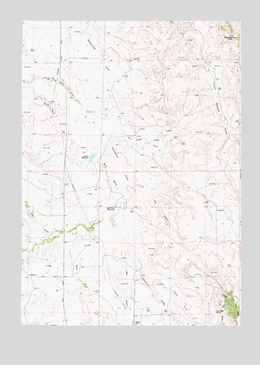 Rozet NW, WY USGS Topographic Map