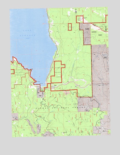 Canyondam, CA USGS Topographic Map