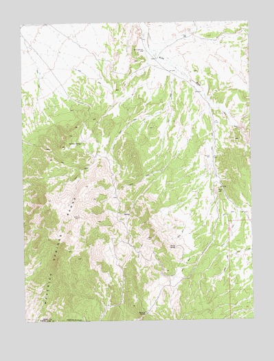 Ruby Lake NE, NV USGS Topographic Map