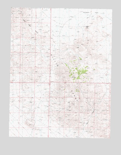 Ryan Canyon, NV USGS Topographic Map
