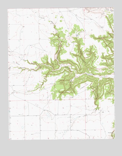 Sabino, NM USGS Topographic Map