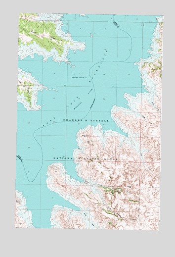 Sage Creek Point, MT USGS Topographic Map