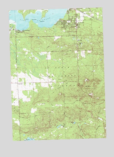 Saint Helen, MI USGS Topographic Map