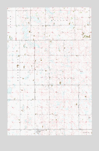 Alsen, ND USGS Topographic Map