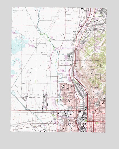Salt Lake City North, UT USGS Topographic Map
