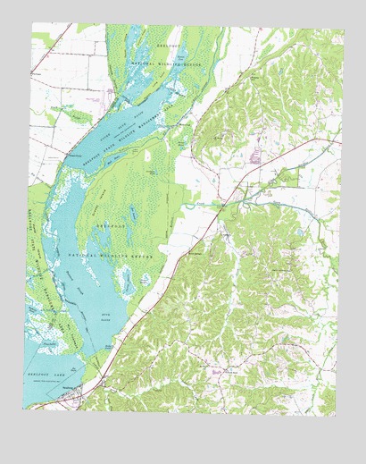 Samburg, TN USGS Topographic Map