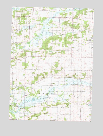 Sand Spring Creek, WI USGS Topographic Map