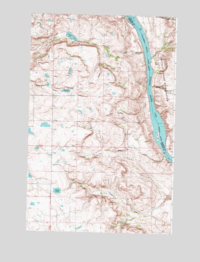 Sanderson Creek, WA USGS Topographic Map