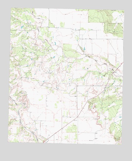 Cap Rock SE, TX USGS Topographic Map