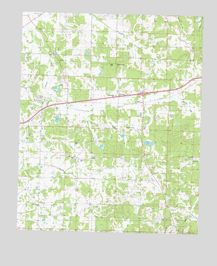 Sardis SE, MS USGS Topographic Map