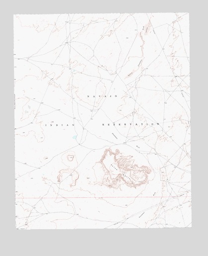 Satan Butte, AZ USGS Topographic Map
