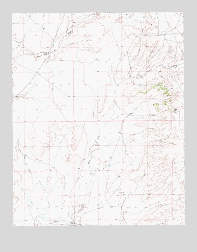 Sauble Circle Dot Ranch, NM USGS Topographic Map