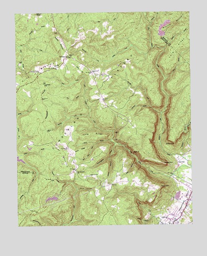 Savage Point, TN USGS Topographic Map