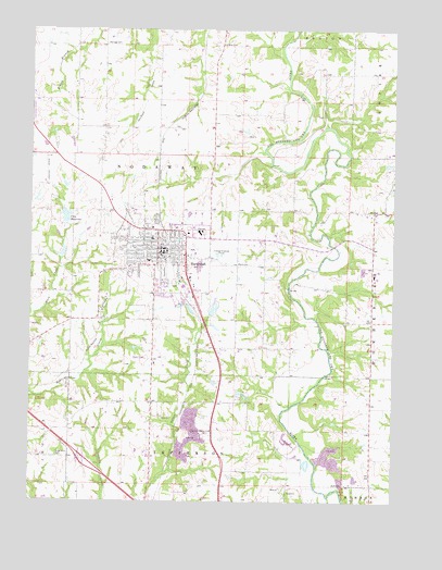 Savannah, MO USGS Topographic Map