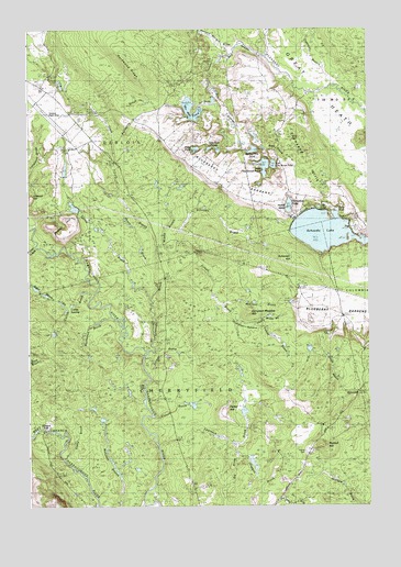 Schoodic Lake, ME USGS Topographic Map