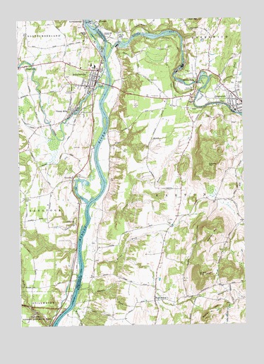 Schuylerville, NY USGS Topographic Map
