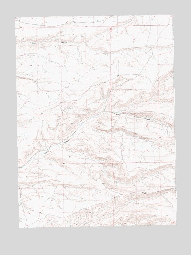 Scott Spring, WY USGS Topographic Map