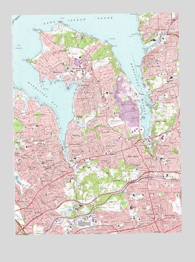 Sea Cliff, NY USGS Topographic Map
