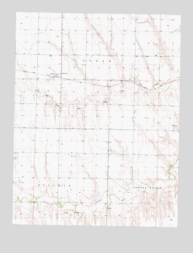 Seguin, KS USGS Topographic Map