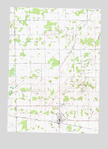 Capac, MI USGS Topographic Map
