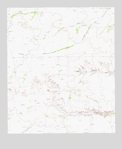 Seven L Peak NE, TX USGS Topographic Map