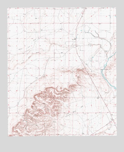 Seven Rivers, NM USGS Topographic Map
