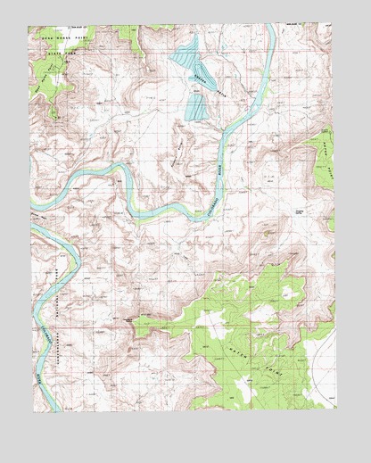 Shafer Basin, UT USGS Topographic Map