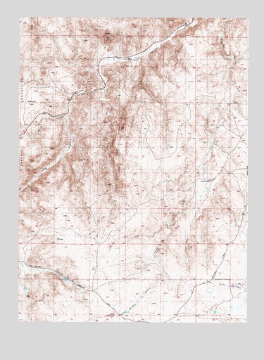 Sheep Rock, WY USGS Topographic Map