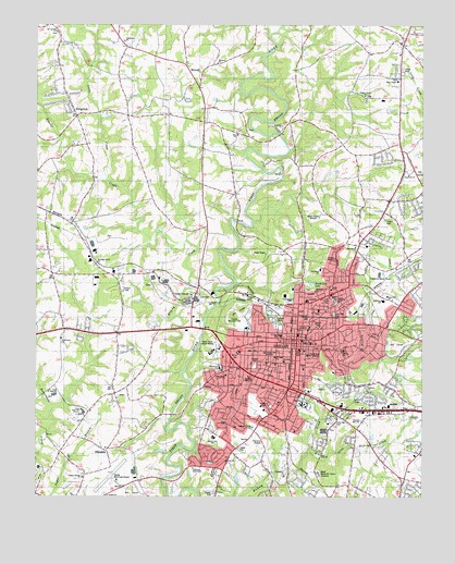 Shelby, NC USGS Topographic Map