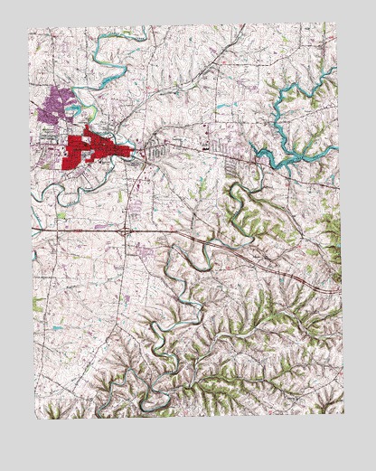 Shelbyville, KY USGS Topographic Map