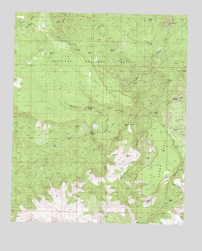 Sheridan Mountain, AZ USGS Topographic Map