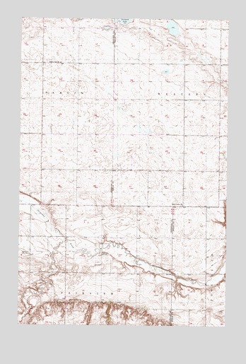 Sheyenne Lake NE, ND USGS Topographic Map