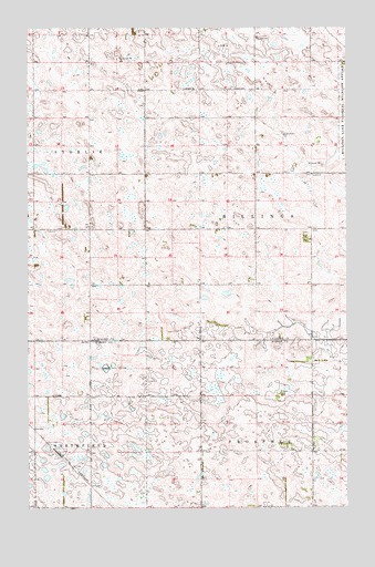 Alsen SE, ND USGS Topographic Map
