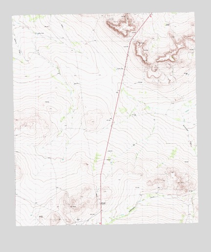 Sierra Madera NW, TX USGS Topographic Map