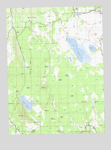 Silva Flat Reservoir, CA USGS Topographic Map
