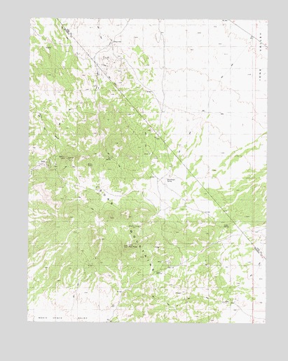 Simon, NV USGS Topographic Map