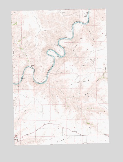 Sinamox, OR USGS Topographic Map