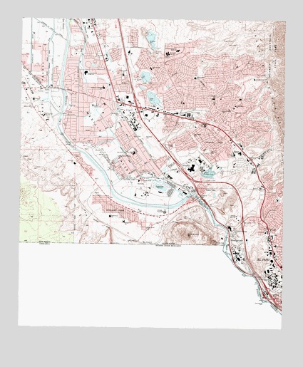 Smeltertown, TX USGS Topographic Map
