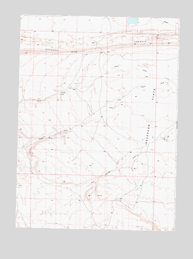 Smith Draw East, WY USGS Topographic Map