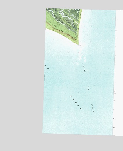 Cape Fear, NC USGS Topographic Map