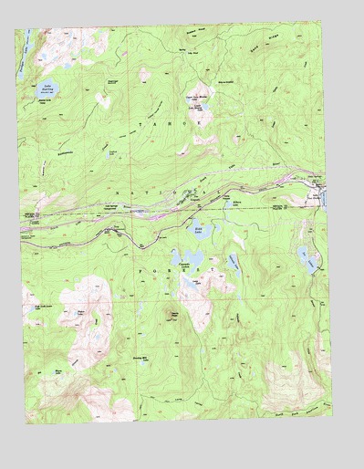 Soda Springs, CA USGS Topographic Map