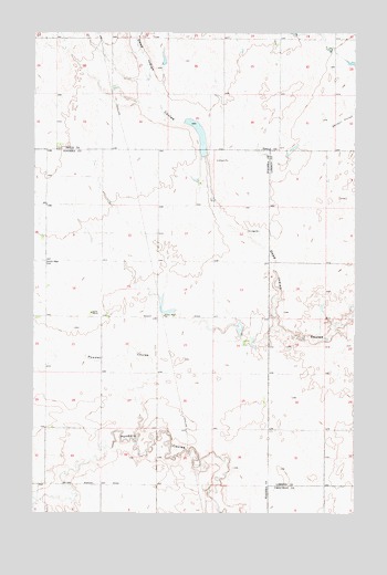 Sollid School, MT USGS Topographic Map