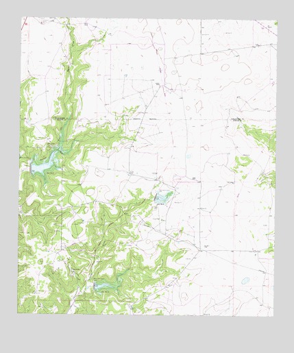 Sonora NE, TX USGS Topographic Map