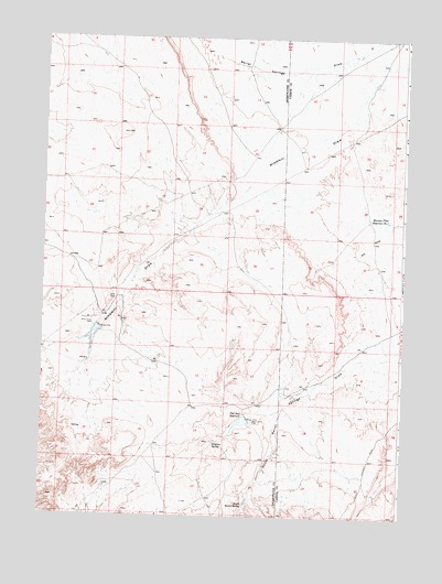 South Barrel Spring, WY USGS Topographic Map