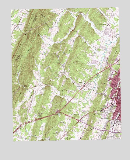 South Cleveland, TN USGS Topographic Map
