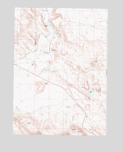 South Fork Reservoir, OR USGS Topographic Map